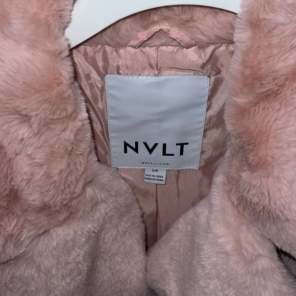 NVLT fuzzy pink jacket - Picture 2 of 3